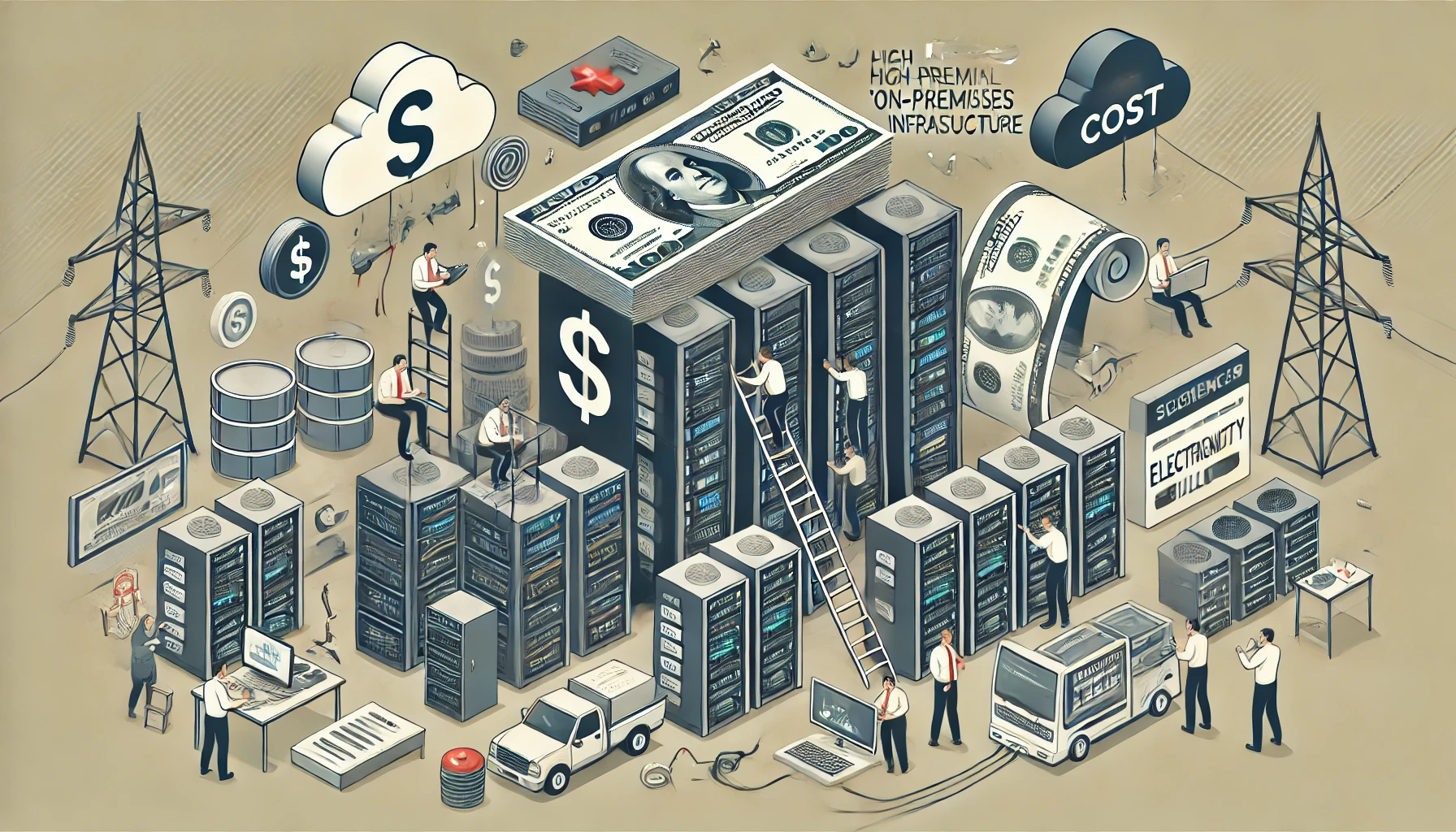 オンプレミスサーバー導入の真実:価格、コスト効率、運用の実態