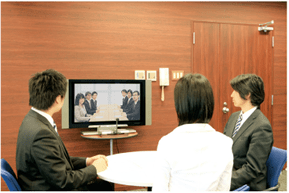 テレビ会議システム 小会議室セット 風景