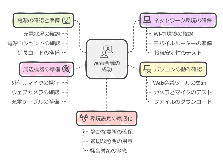 出張中のWeb会議を成功に導くチェックリスト